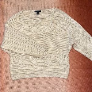 cream sweater
